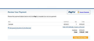 WelcomeToBintan - Paypal 